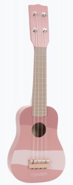 LITTLE DUTCH Holz Gitarre pink